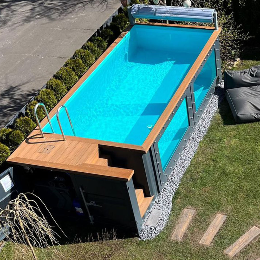 Outdoor Furniture Factory - Уличный большой роскошный сборный бассейн из