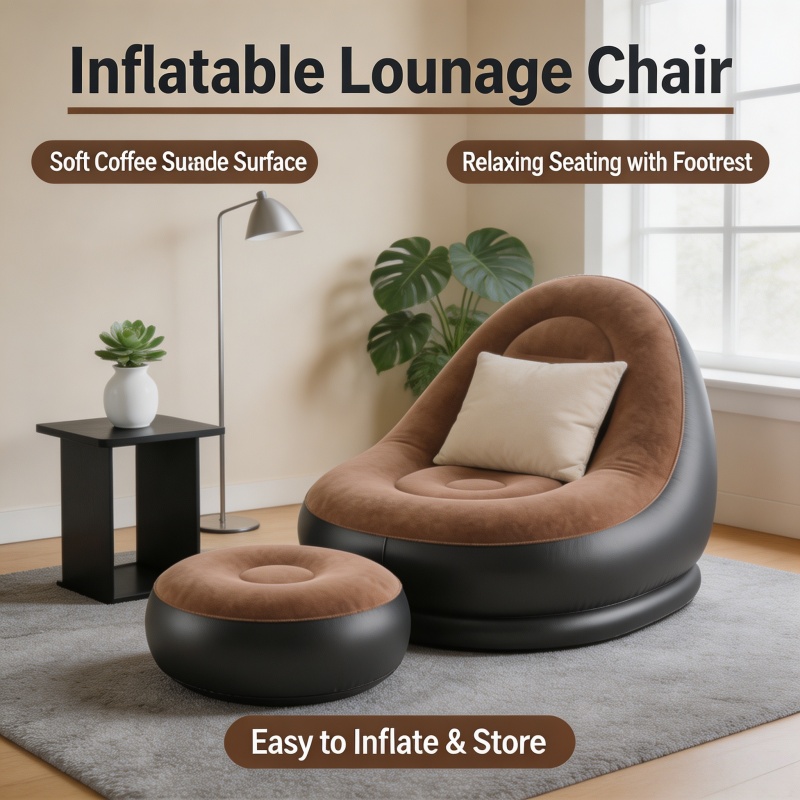 Outdoor Furniture Lounge Set - Надувное кресло-шезлонг для отдыха, складной диван-кровать