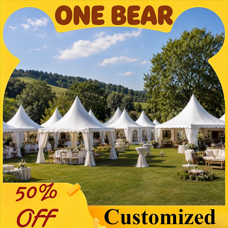 Outdoor Furniture European - Настраиваемый белый шатер-пагода с алюминиевым каркасом