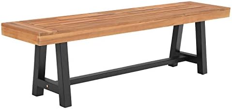 Outdoor Furniture Oil Teak - Уличная скамья из акации, 63 дюйма,