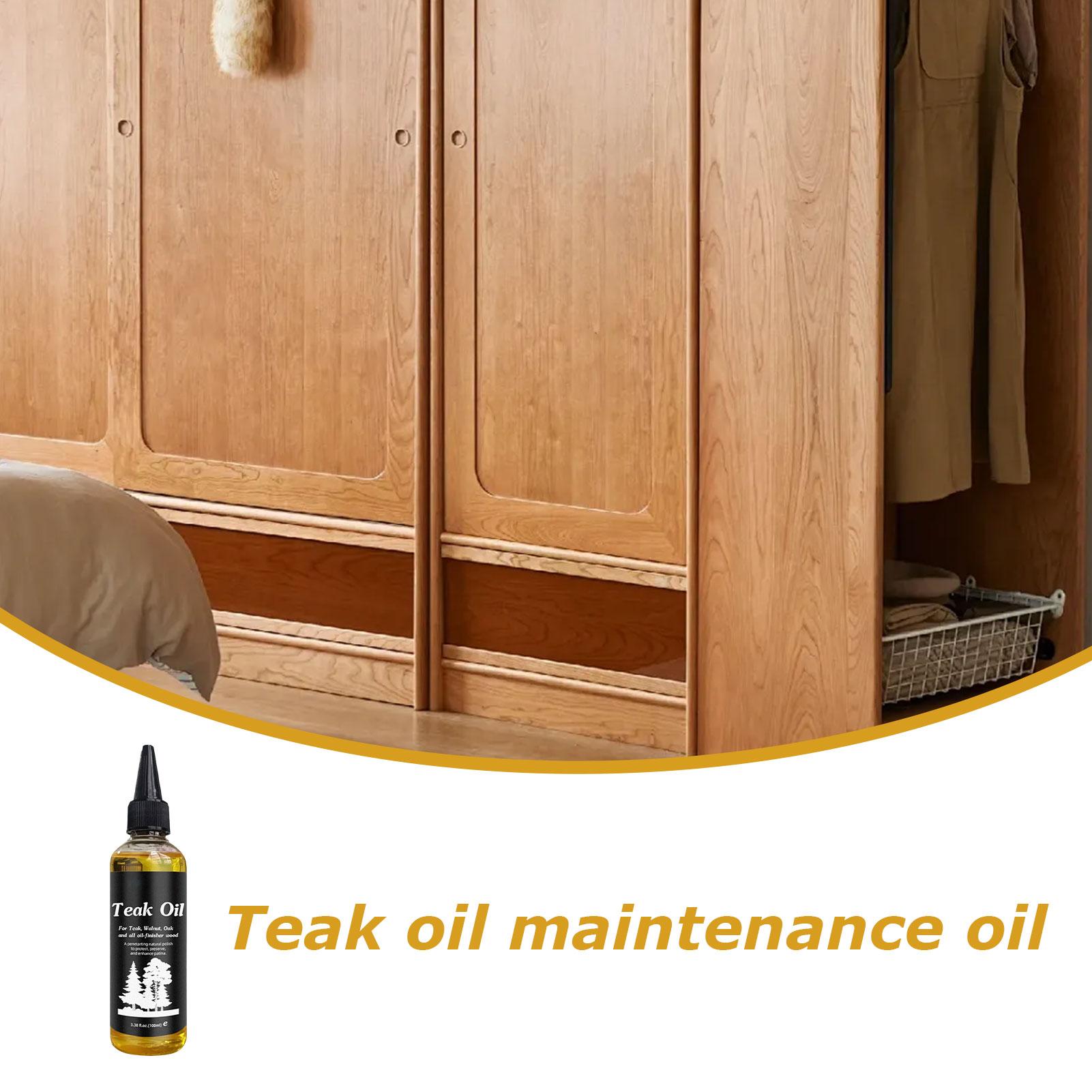 100 мл Мебельное масло-полирол – обзор и цена Outdoor Furniture Oil Teak