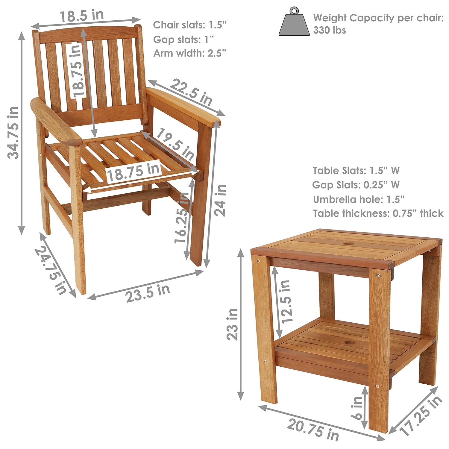 3-местный деревянный комплект  – обзор и цена Outdoor Furniture Oil Teak