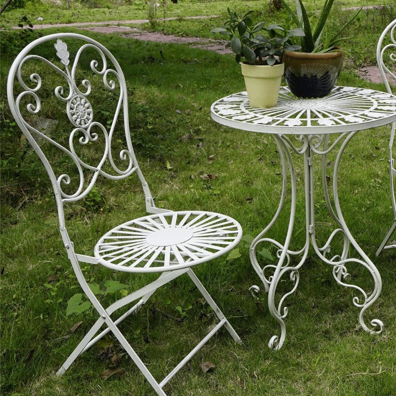 Французские винтажные железные – обзор и цена Outdoor Furniture Cafe