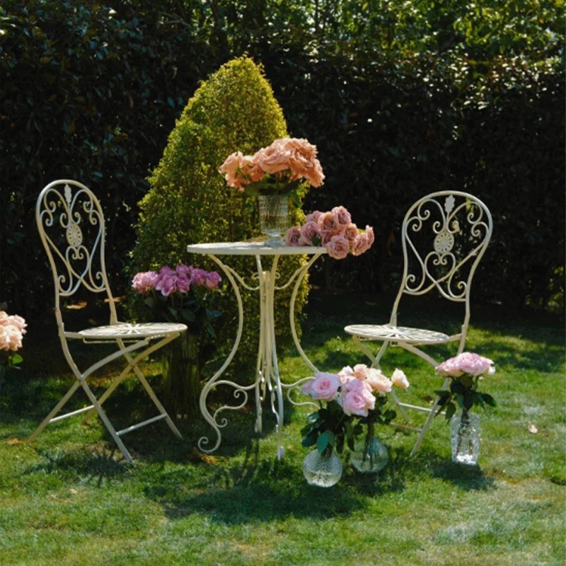 Французские винтажные железные – обзор и цена Outdoor Furniture Cafe
