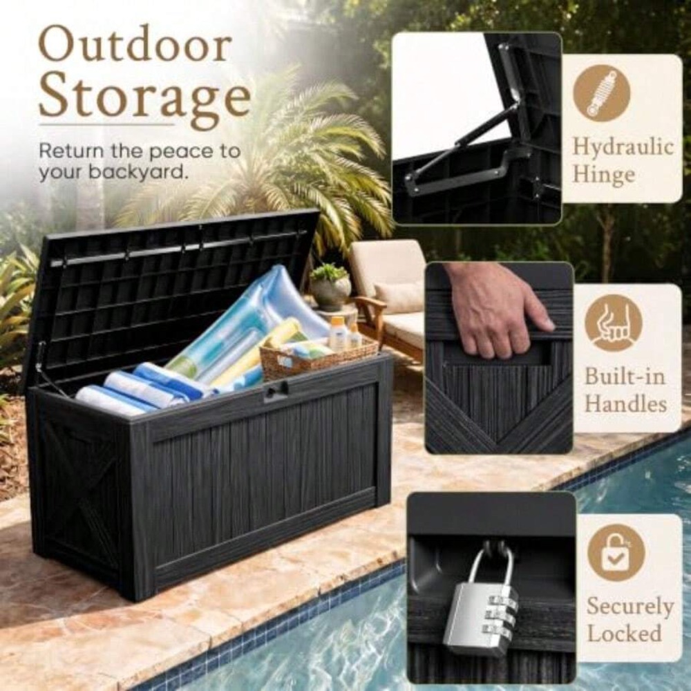 Ящик для хранения на открытом  – обзор и цена Outdoor Furniture Cushions