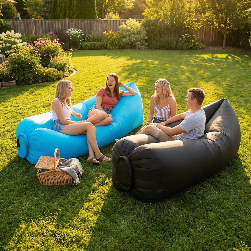 Портативный надувной диван-шез – обзор и цена Outdoor Furniture Lounge Set